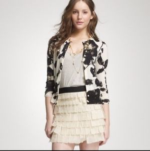 Jcrew tiered brique skirt